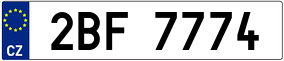 Truck License Plate